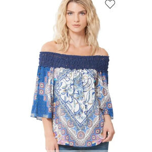 Hale Bob
Gana Embroidered Top, size large